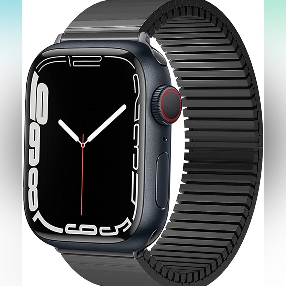 Apple Watch 8 Elasticity Stainless Steel Metal Watchband 38mm 40mm 41mm